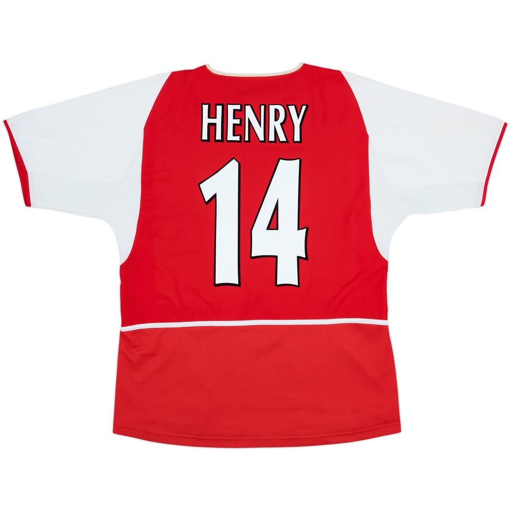 2002-04 Arsenal Home Shirt Henry #14 - 8/10 - (M)