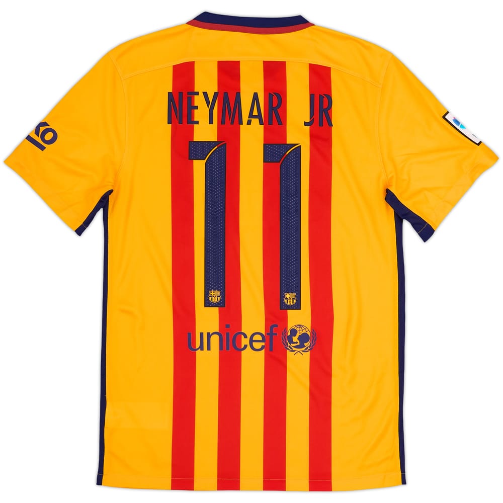 2015-16 Barcelona Away Shirt Neymar Jr #11 (S)