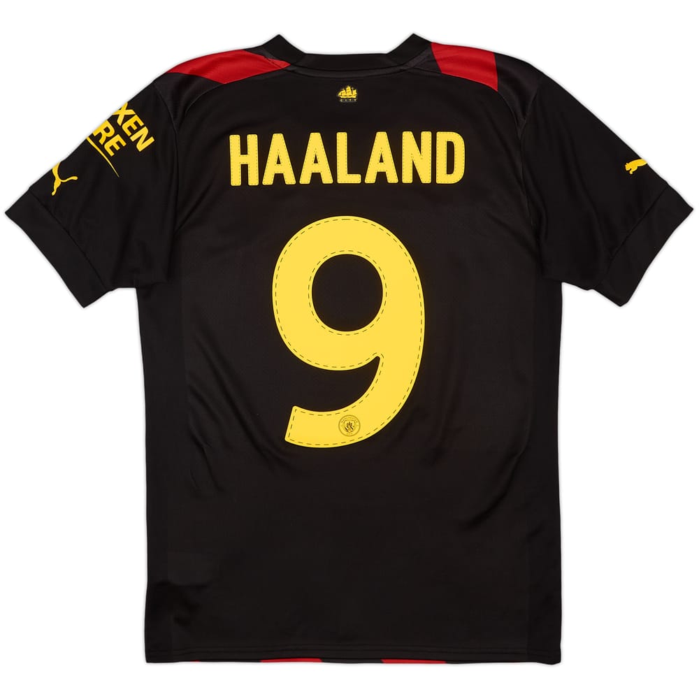 2022-23 Manchester City Camiseta Visitante Haaland #9 - 9/10 - (S)