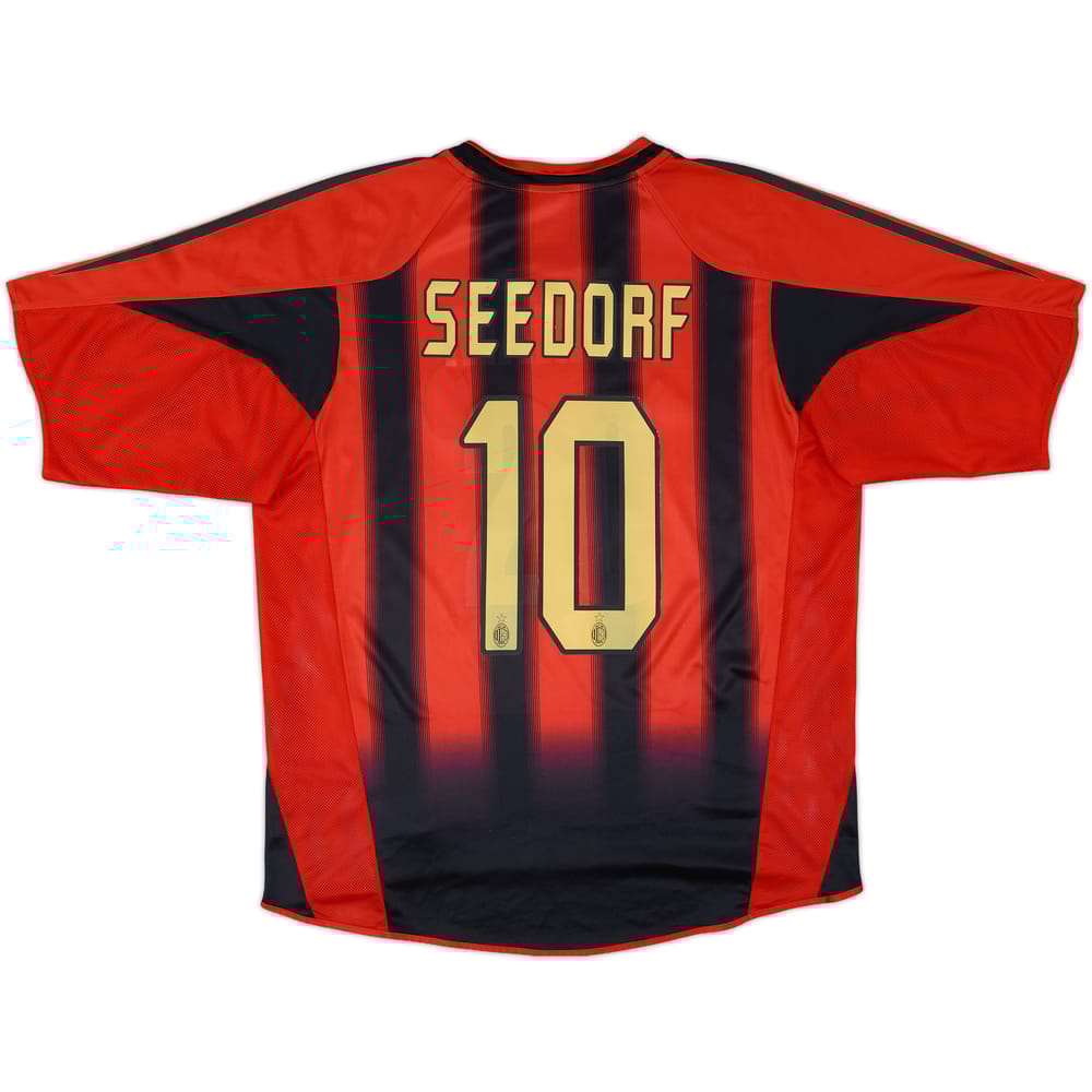 2004-05 AC Milan Home Shirt Seedorf #10 - 5/10 - (L)
