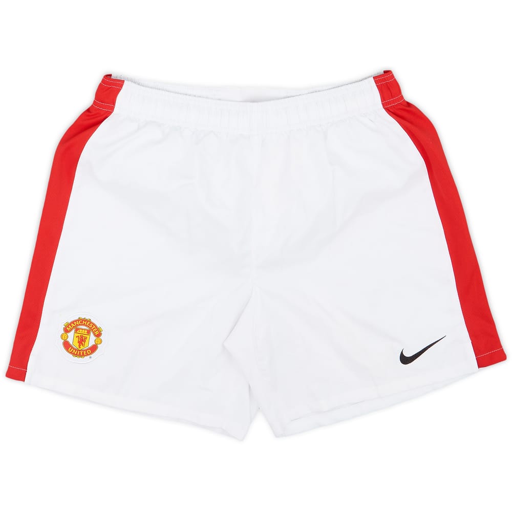 2009-10 Manchester United Home Shorts - 7/10 - (XL.Boys)