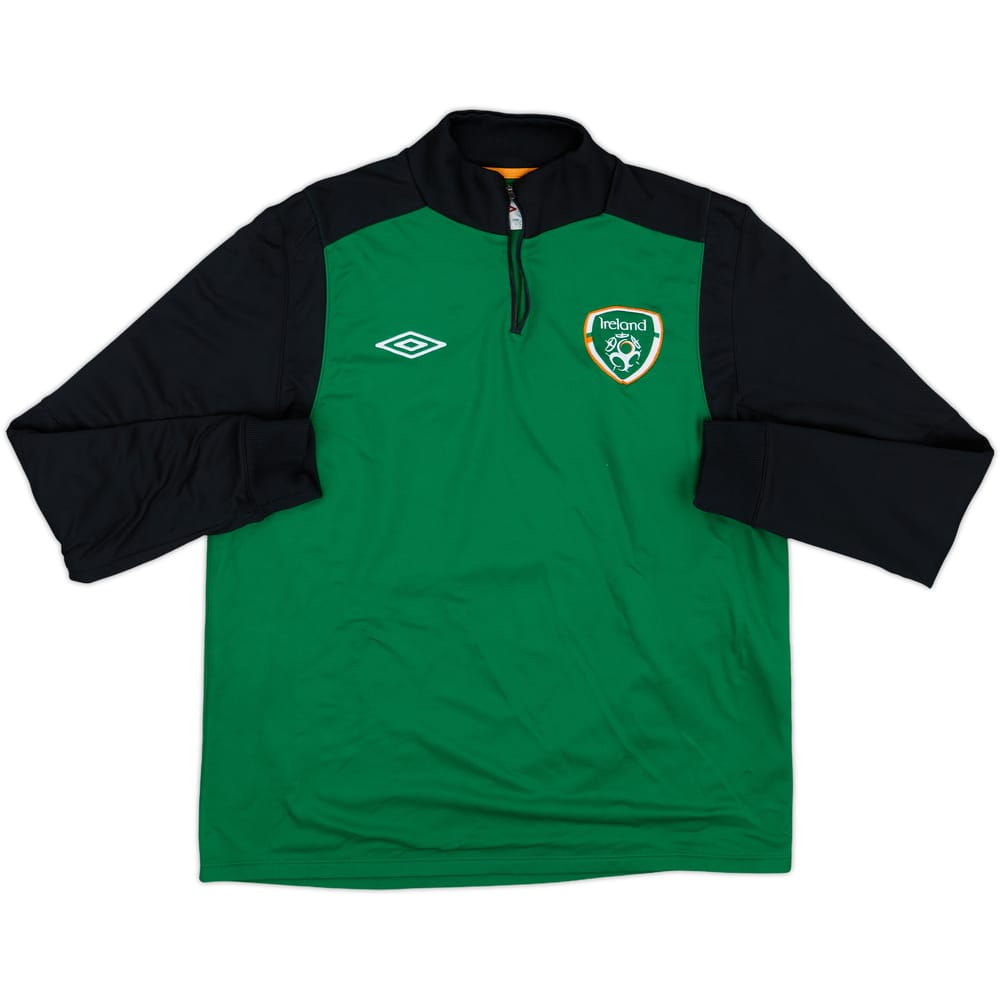2014-15 Ireland Umbro 1/4 Zip Drill Top - 3/10 - (L)