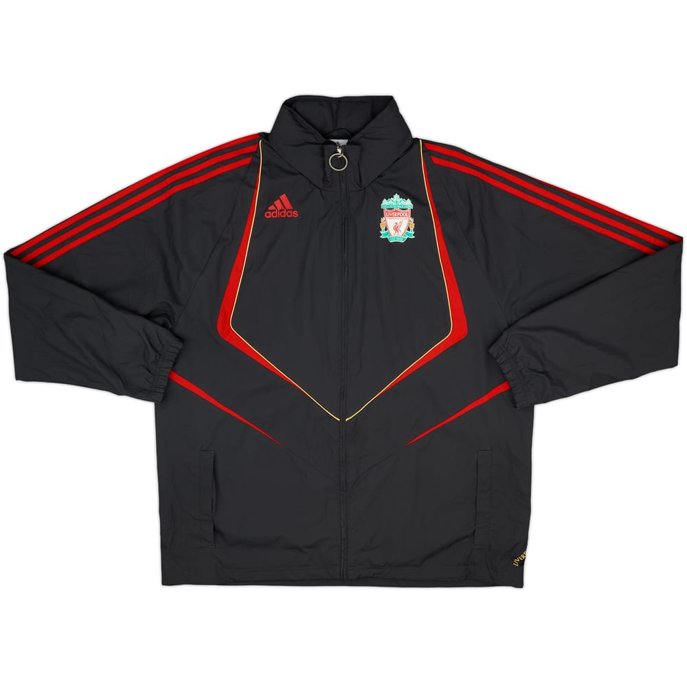 2009-10 Liverpool adidas Hooded Rain Jacket - 6/10 - (L/XL)