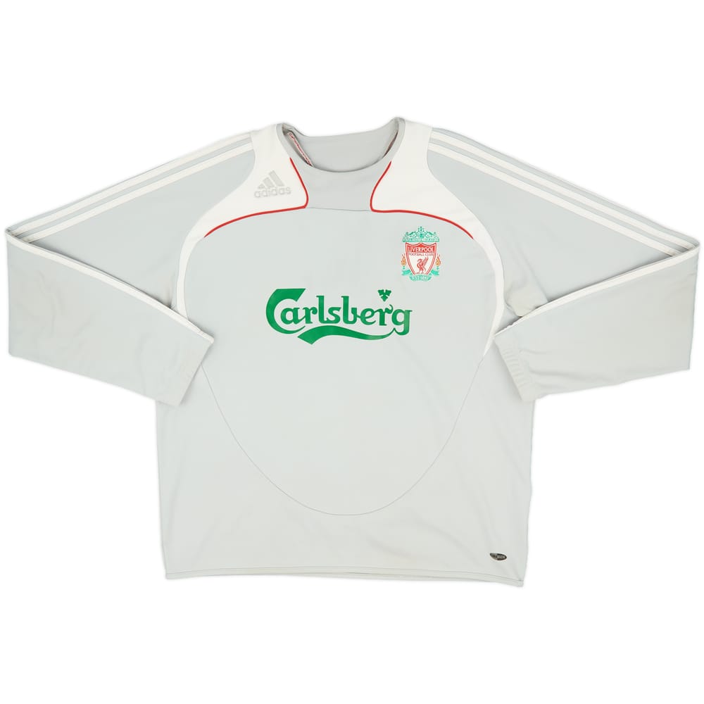 2008-09 Liverpool adidas Sweat Top - 6/10 - (XL)
