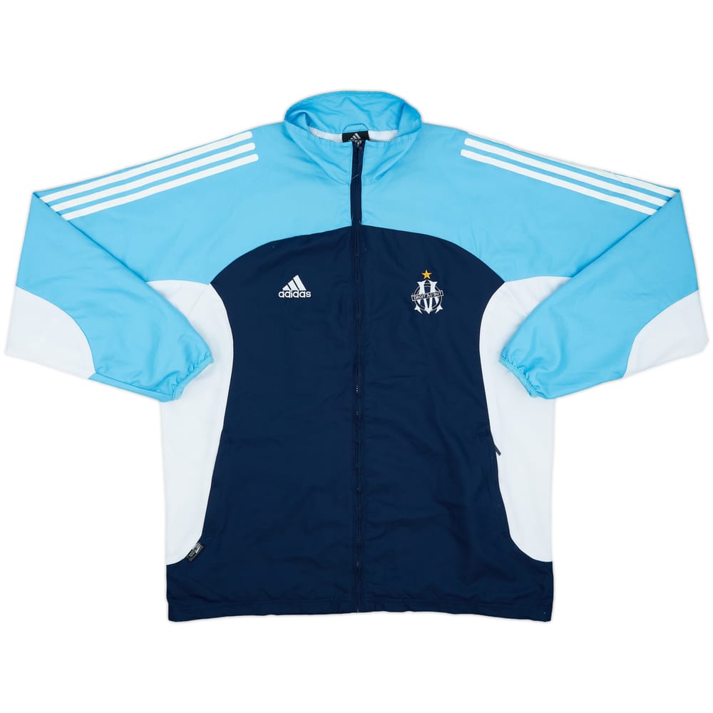2002-03 Olympique Marseille adidas Track Jacket - 9/10 - (L/XL)