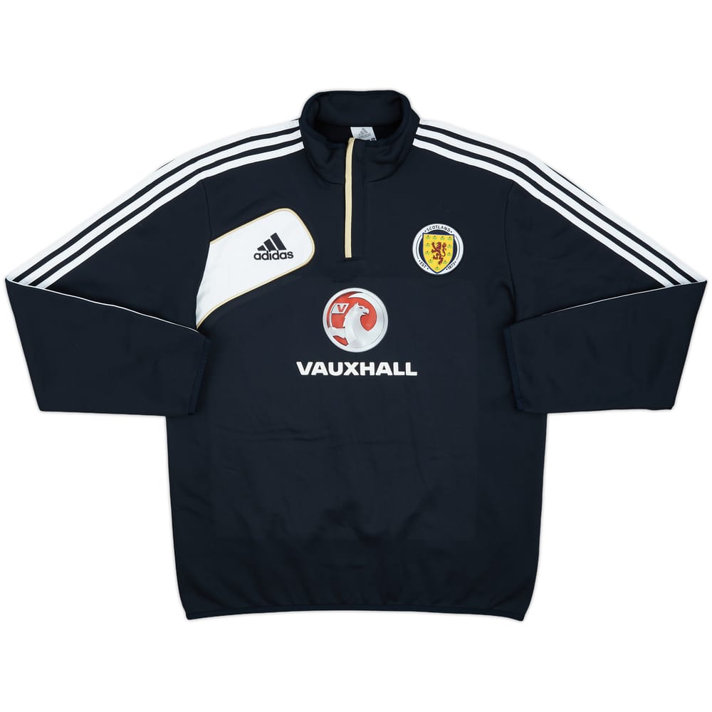 2011-12 Scotland adidas 1/4 Zip Sweat Top - 8/10 - (L/XL)