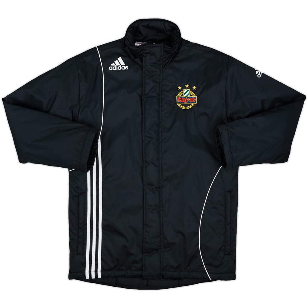 2009-10 Rapid Vienna adidas Padded Bench Coat - 10/10 - (L.Boys)