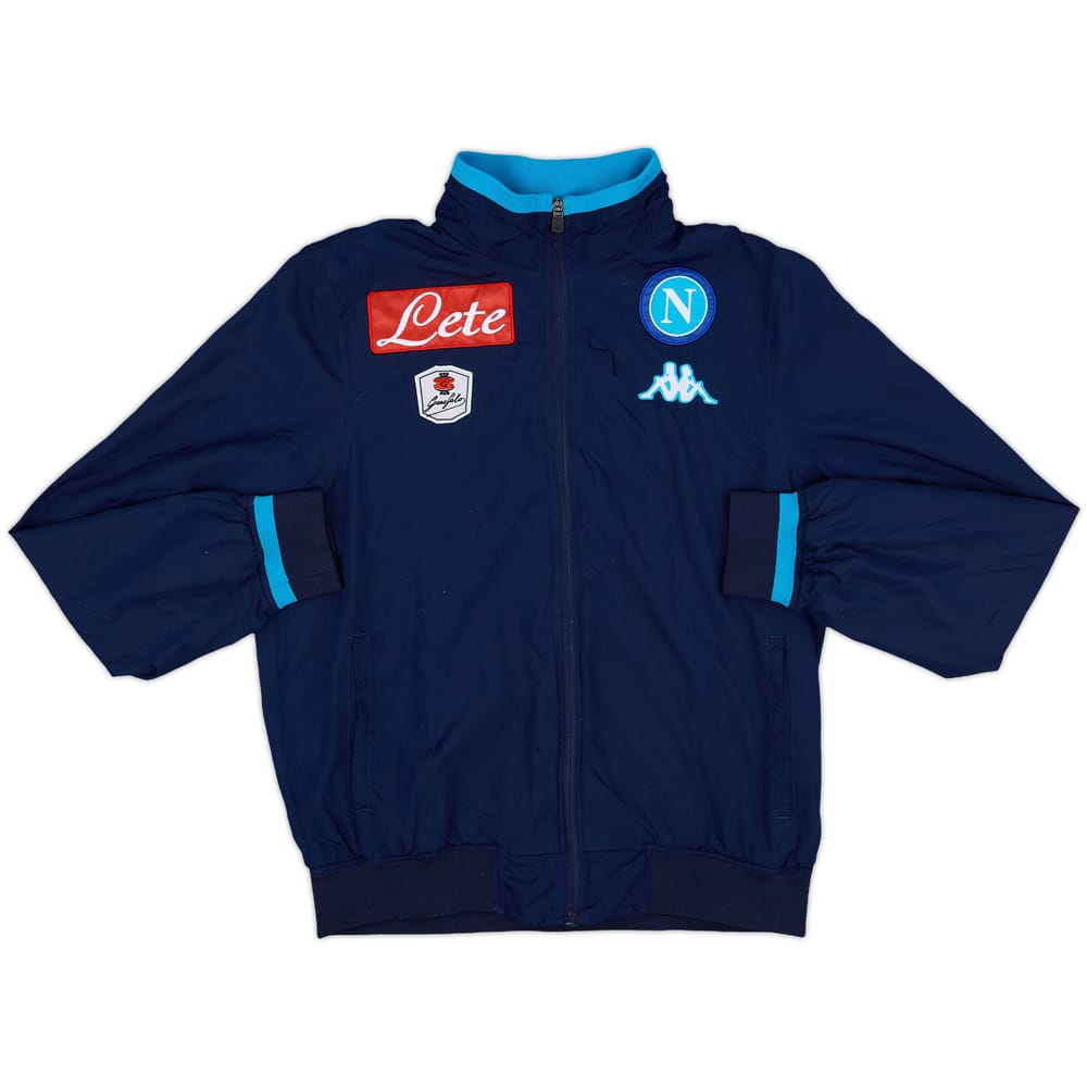 2015-16 Napoli Kappa Track Jacket - 4/10 - (M)