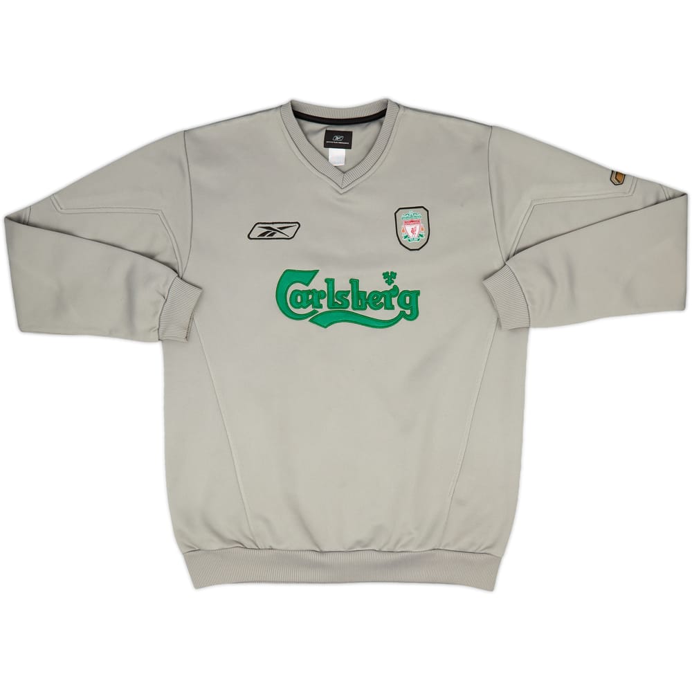 2003-04 Liverpool Reebok Sweat Top - 8/10 - (S)