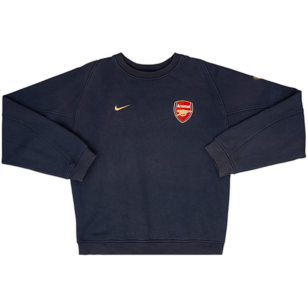 2003-04 Arsenal Nike Fleece Sweat Top - 5/10 - (S)