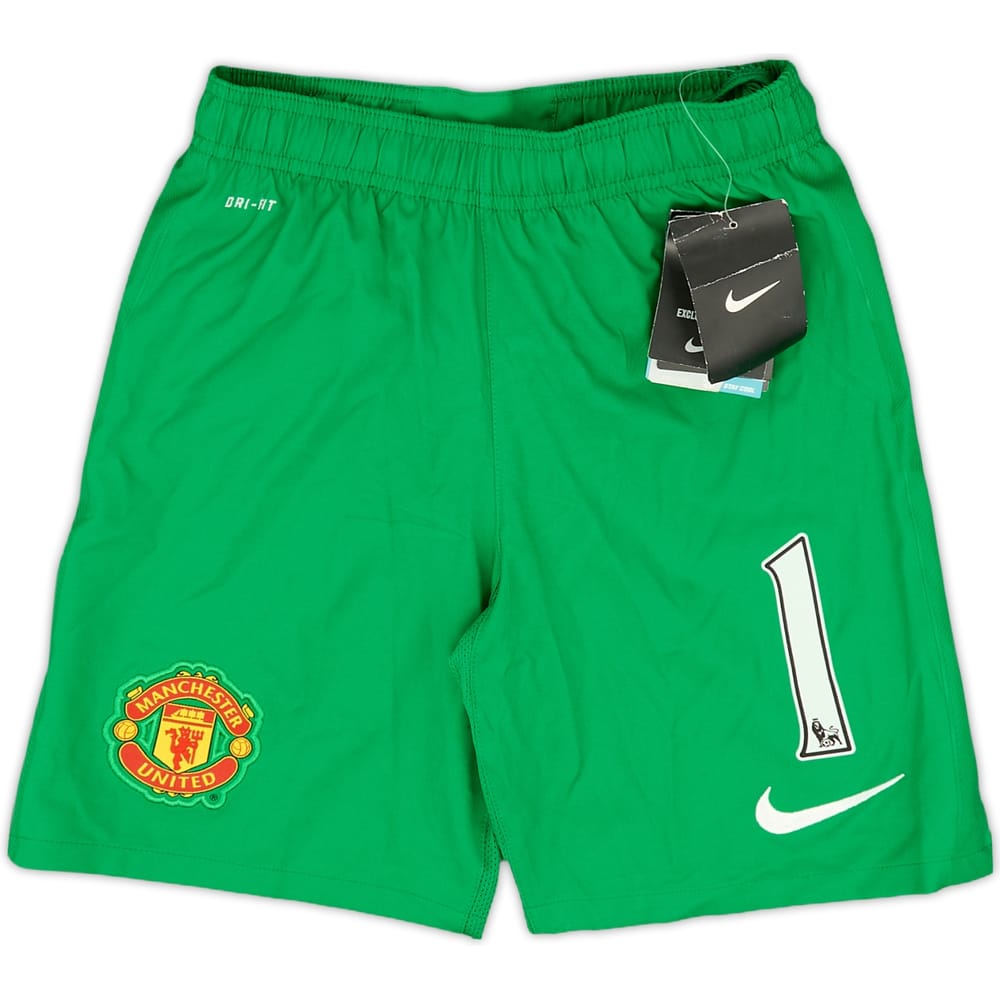 2012-13 Manchester United GK Shorts #1 (De Gea) (M.Boys)