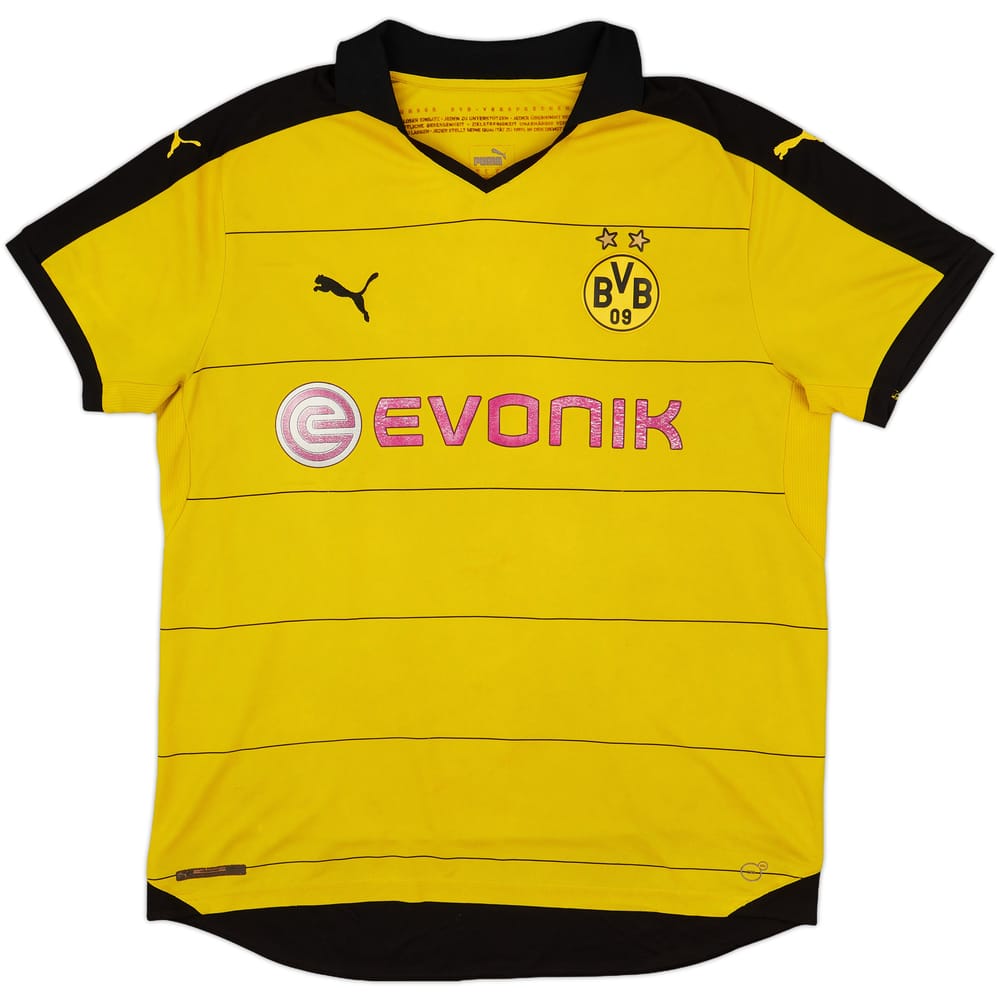 2015-16 Borussia Dortmund Home Shirt - 5/10 - (XL)