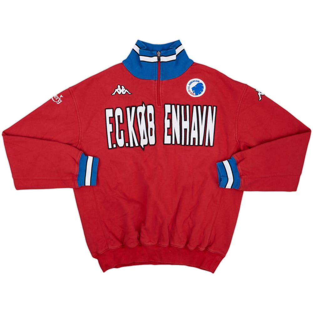 2009-10 FC Copenhagen Kappa 1/4 Zip Training Top - 7/10 - (XXL)