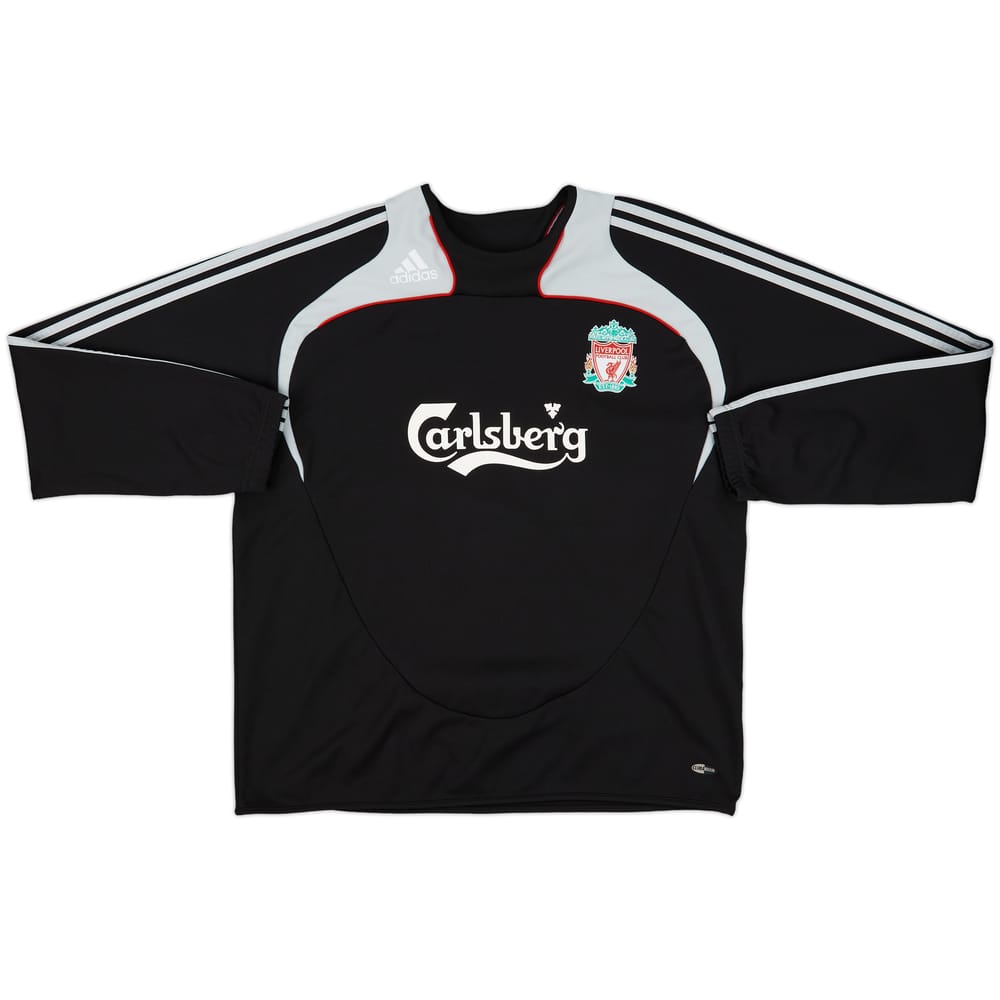 2008-09 Liverpool adidas Sweat Top - 10/10 - (XL/XXL)