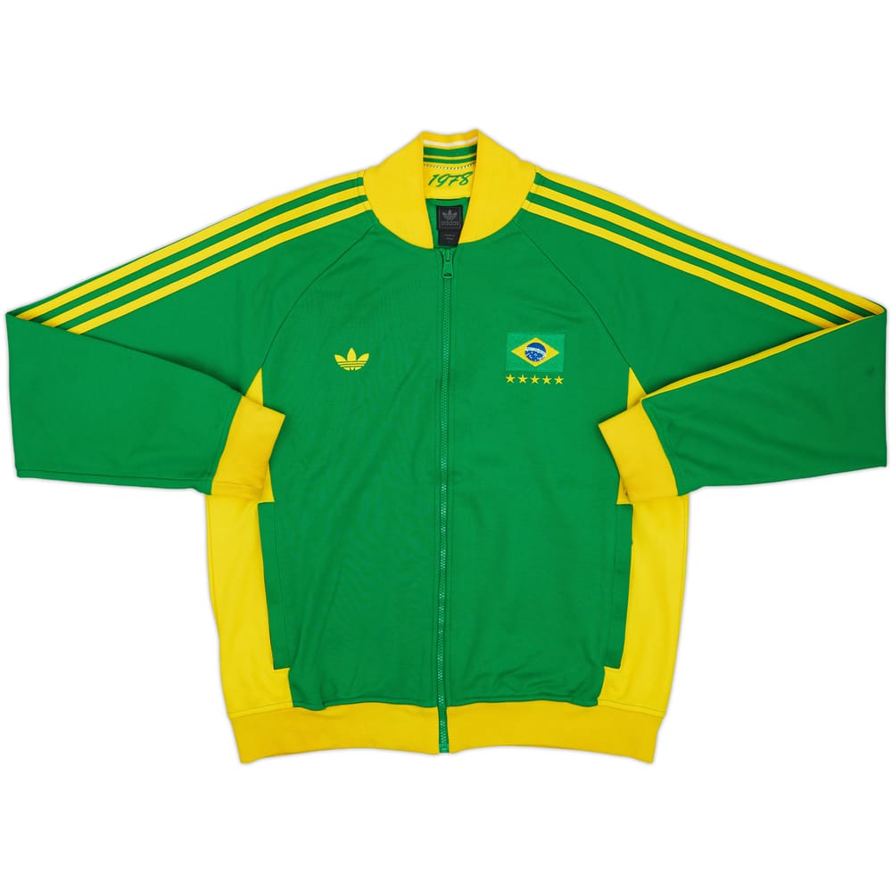 2010-11 Brazil adidas Originals Track Jacket - 8/10 - (L)