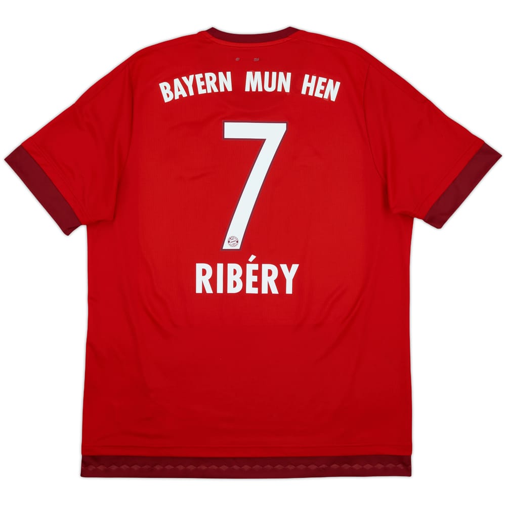 2015-16 Bayern Munich Home Shirt Ribery #7 - 4/10 - (XL)