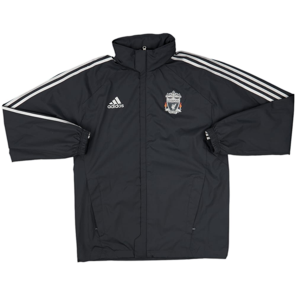2011-12 Liverpool adidas Hooded Rain Jacket - 8/10 - (M)