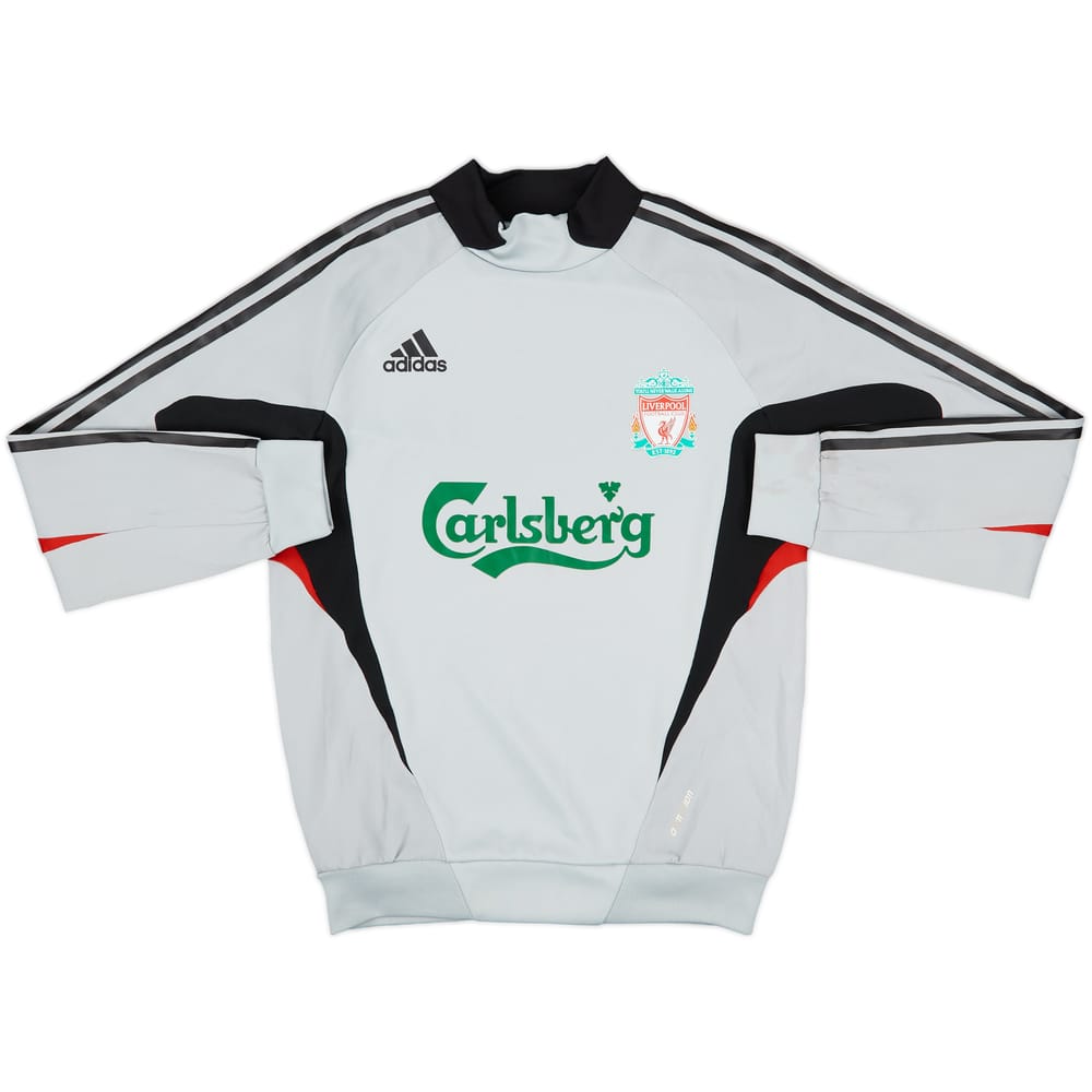 2008-09 Liverpool adidas Drill Top - 8/10 - (S)
