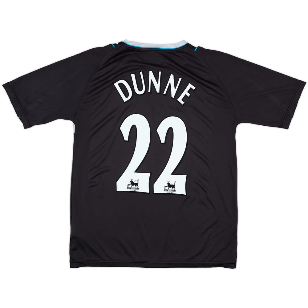 2006-07 Manchester City Away Shirt Dunne #22 - 6/10 - (L)