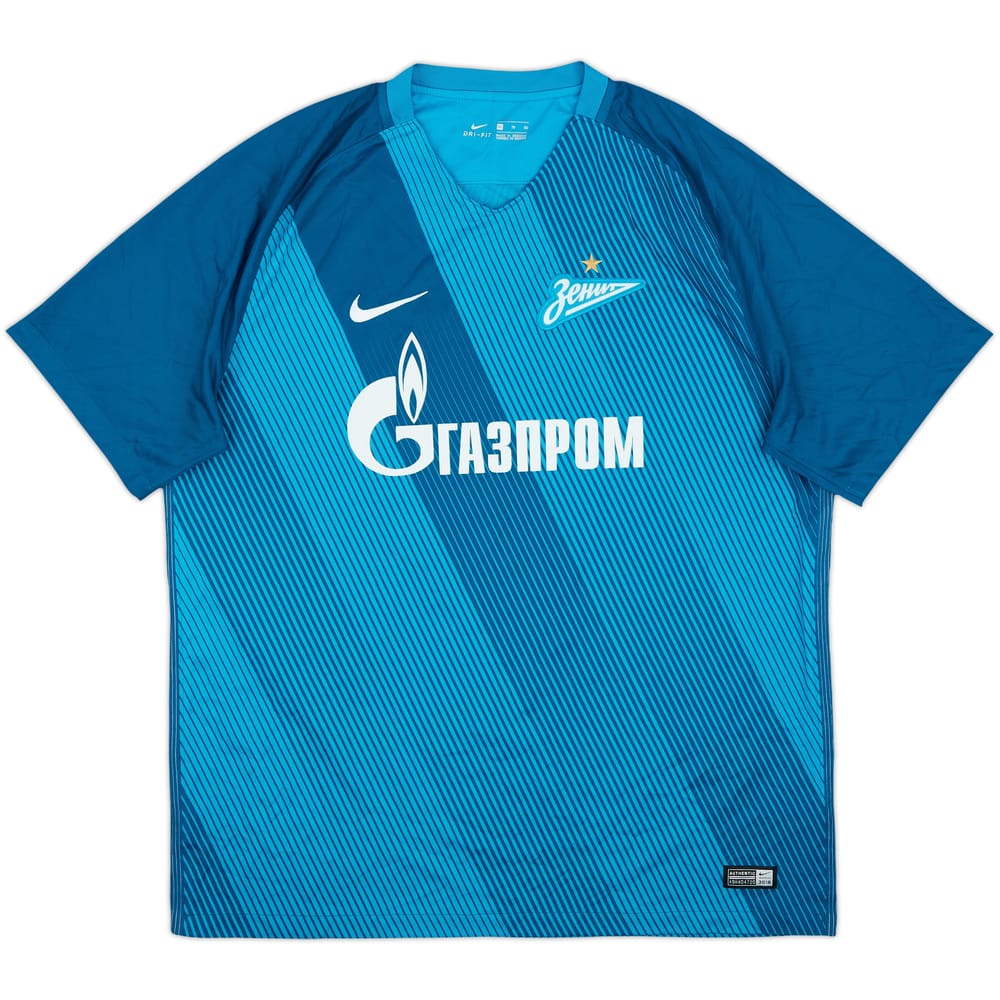 2016-17 Zenit St. Petersburg Home Shirt - 9/10 - (XL)