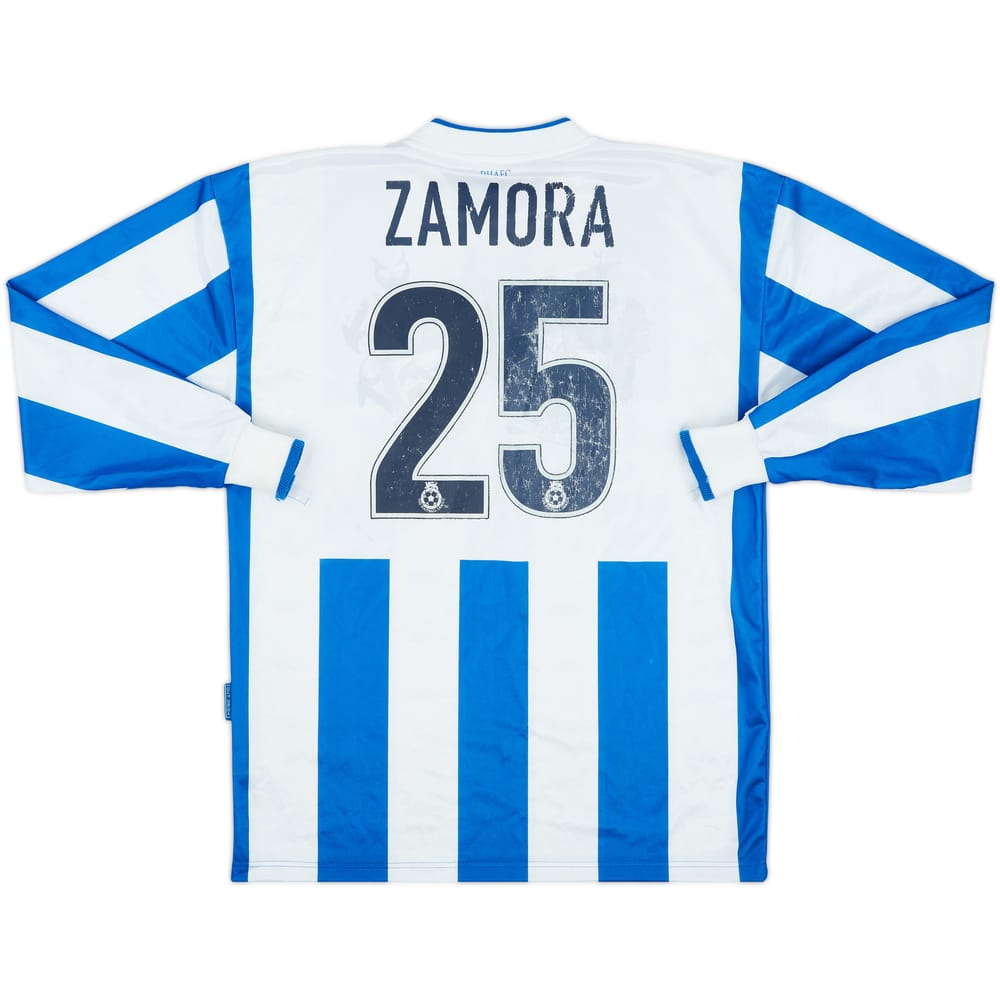 2002-04 Brighton Home L/S Shirt Zamora #25 - 5/10 - (L)