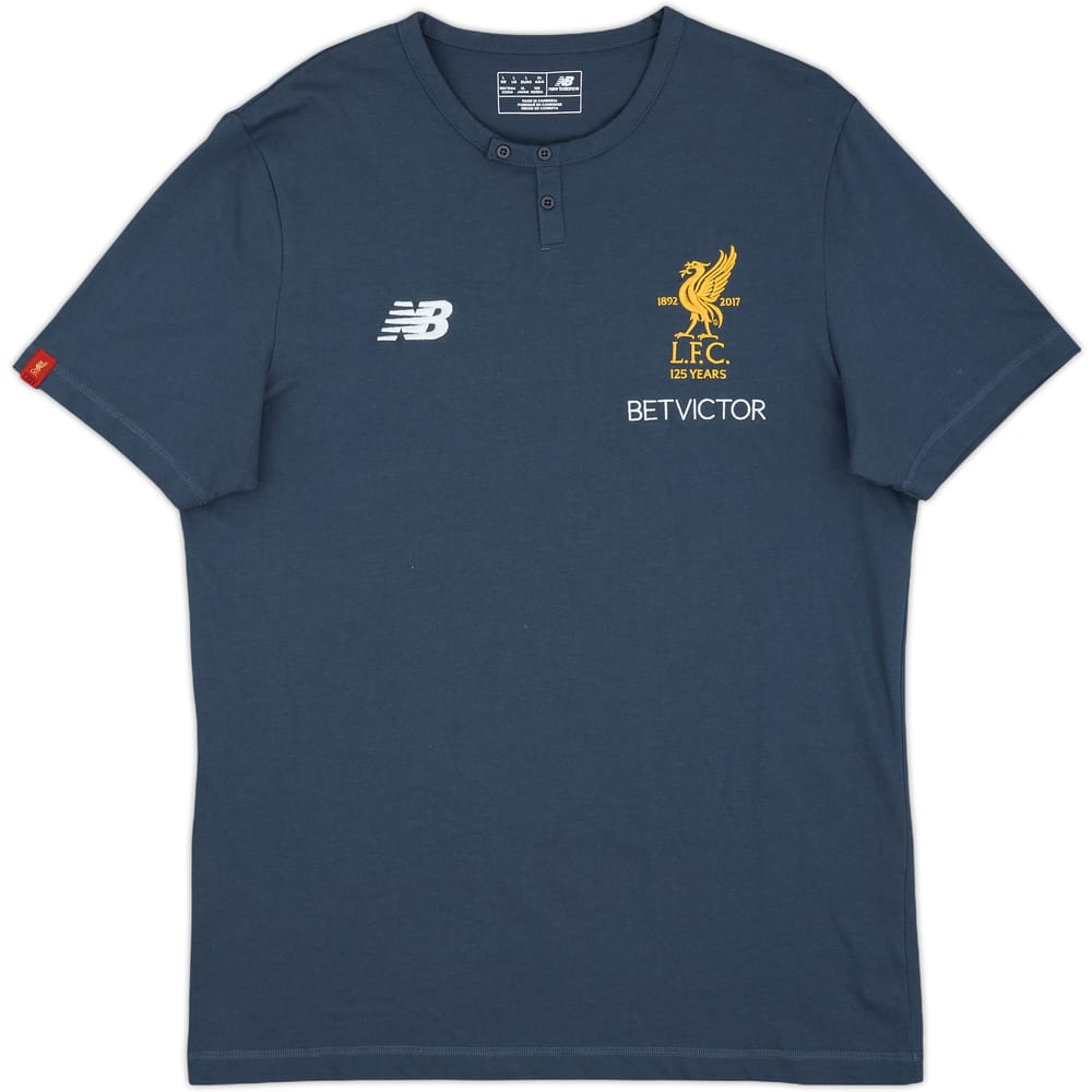 2017-18 Liverpool New Balance Polo Shirt - 9/10 - (L)