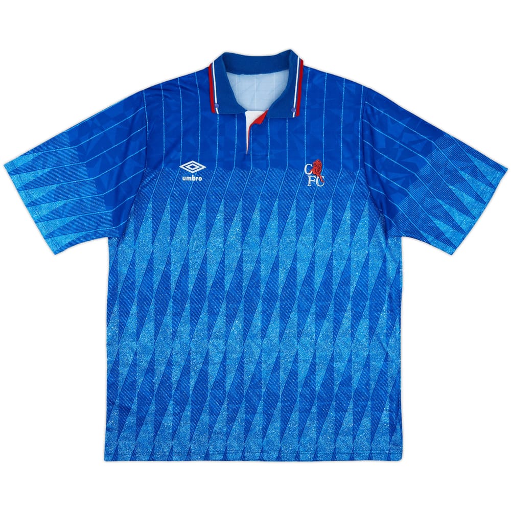1989-91 Chelsea Home Shirt - 7/10 - (XL)