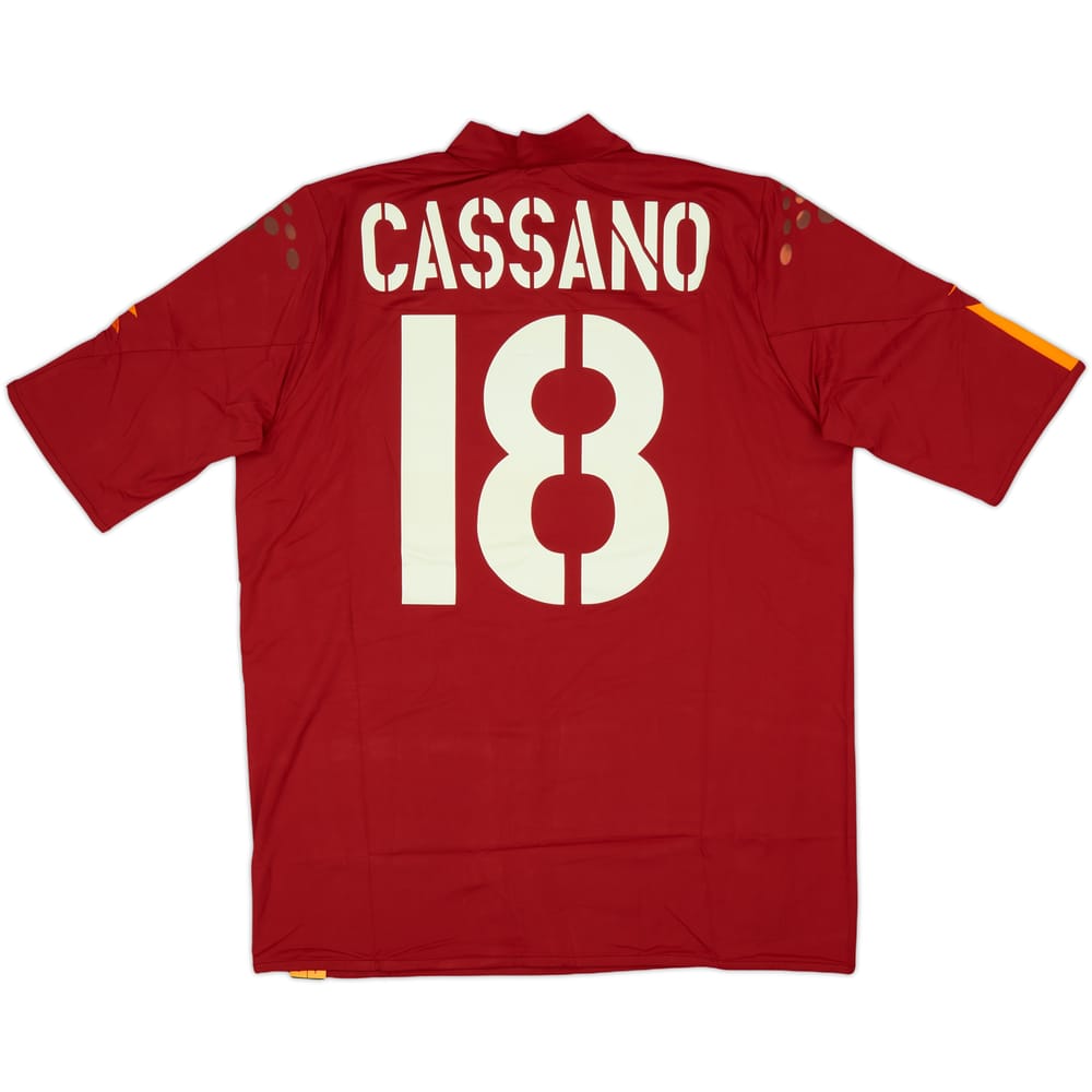 2004-05 Roma Home Shirt Cassano #18 (XL)