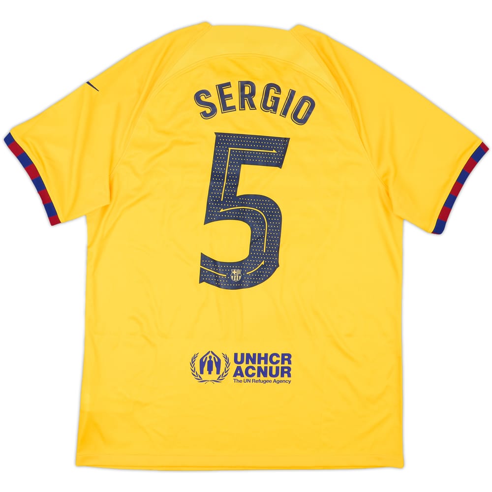 2023-24 Barcelona Fourth Shirt Sergio #5 (L)