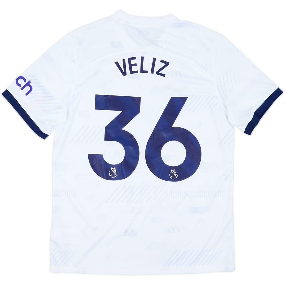 2023-24 Tottenham Home Shirt Veliz #36 (L)