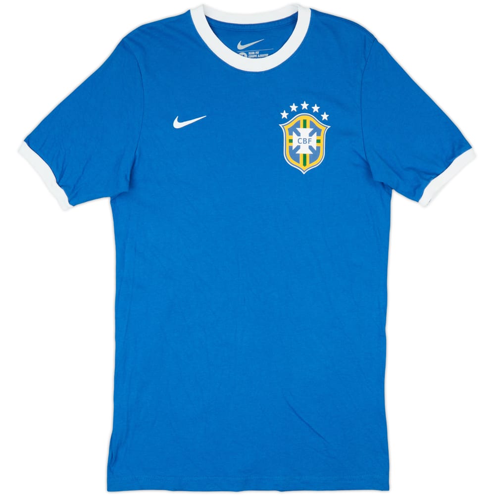 2014-15 Brazil Nike Cotton Tee - 9/10 - (M)