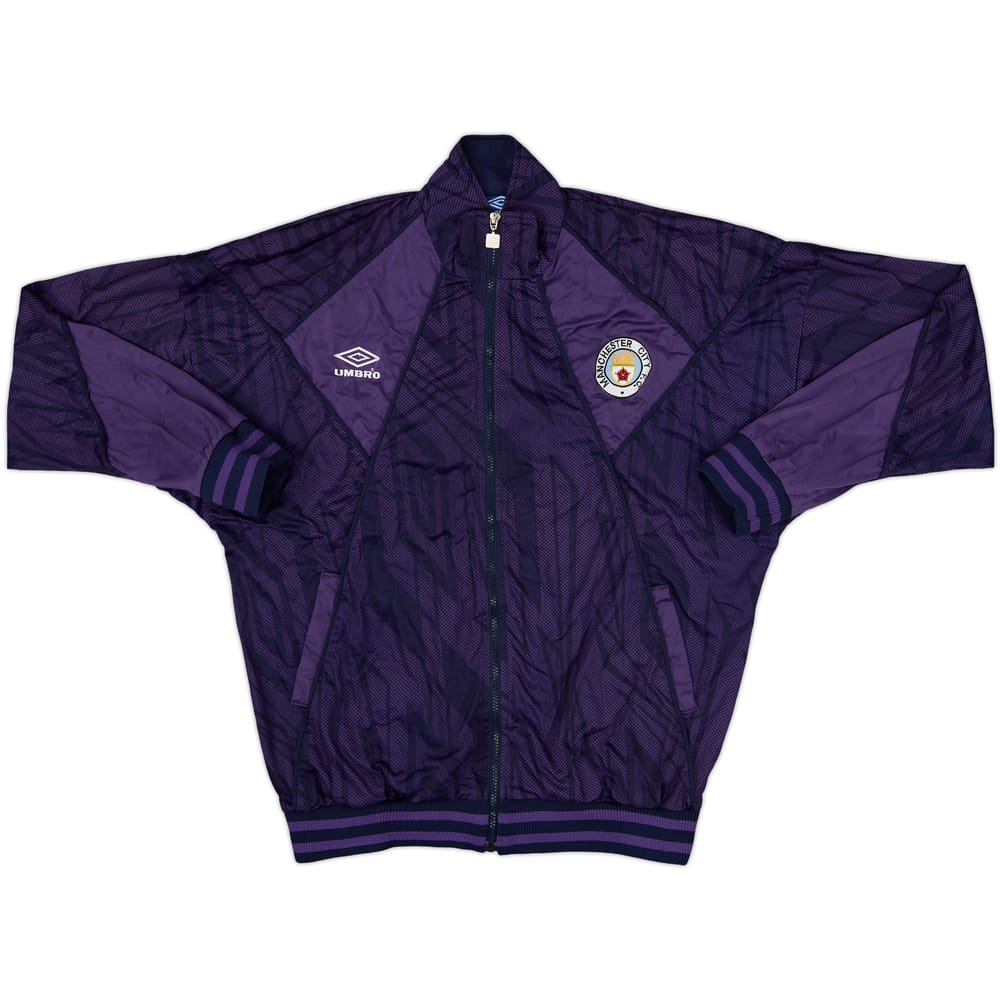 1993-94 Manchester City Umbro Track Jacket - 9/10 - (M)