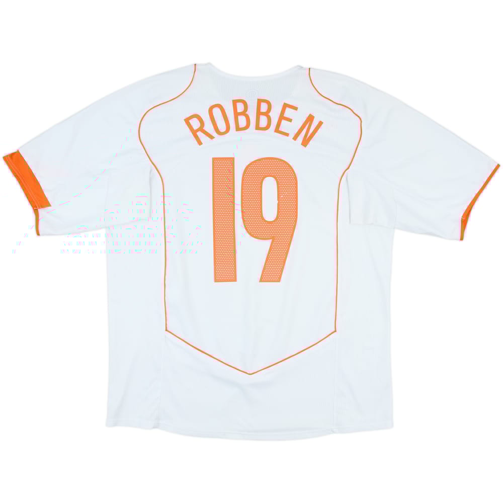 2004-06 Netherlands Away Shirt Robben #19 - 5/10 - (XL)