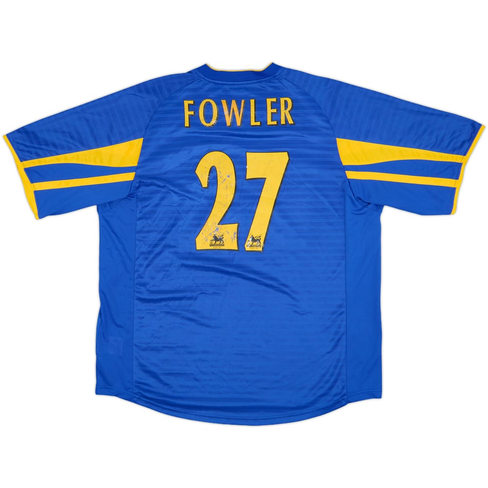 2001-03 Leeds United Away Shirt Fowler #27 - 5/10 - (XXL)