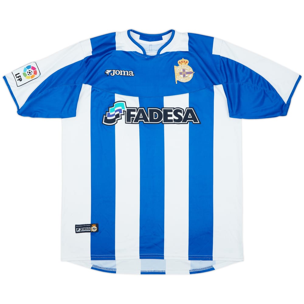 2003-04 Deportivo de La Coruna Home Shirt - 7/10 - (XL)
