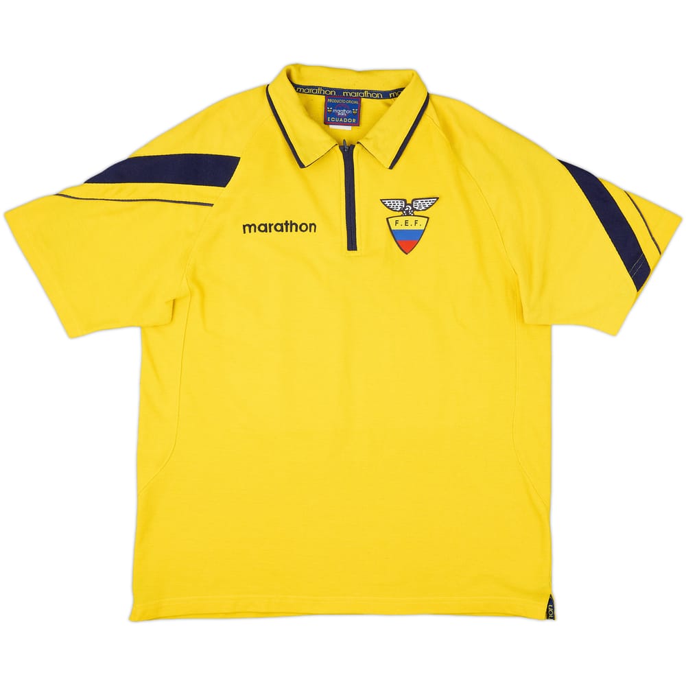 2002-03 Ecuador Marathon 1/4 Zip Polo Shirt - 9/10 - (L)