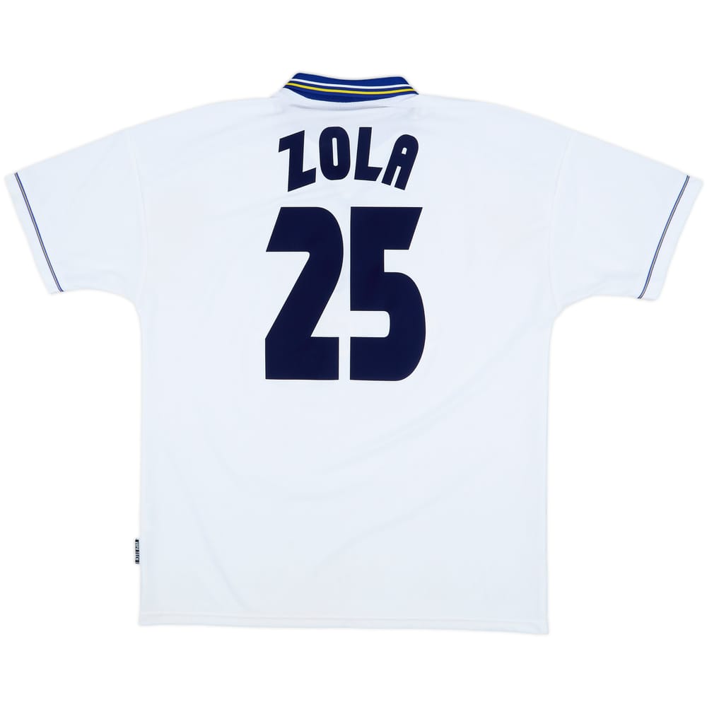 1998-00 Chelsea Away Shirt Zola #25 - 9/10 - (XL)