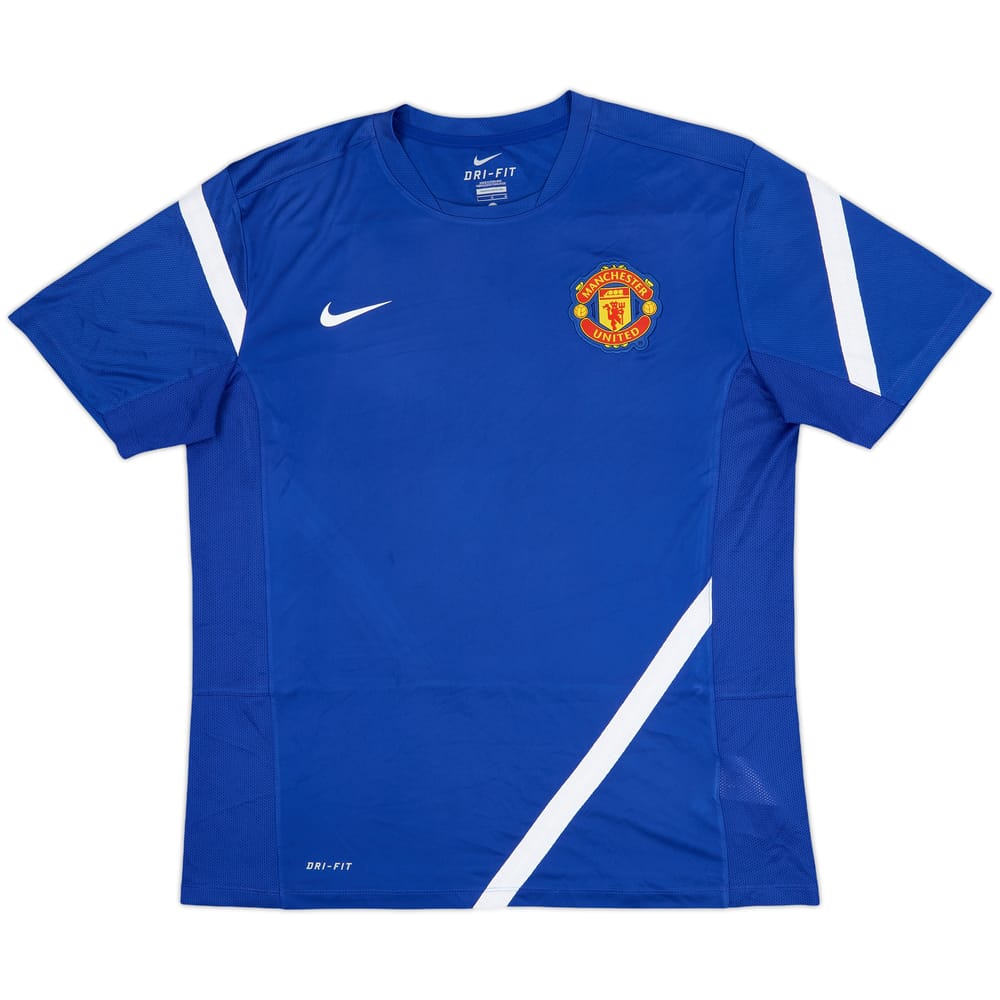 2011-12 Manchester United Nike Player Issue Training Shirt - 8/10 - (L)
