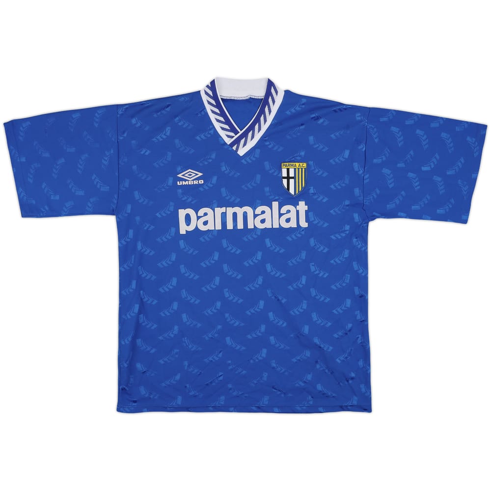 1990-91 Parma Umbro Training Shirt - 6/10 - (L)