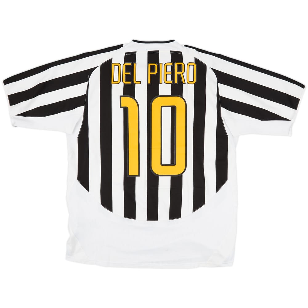 2003-04 Juventus Home Shirt Del Piero #10 - 6/10 - (XL)