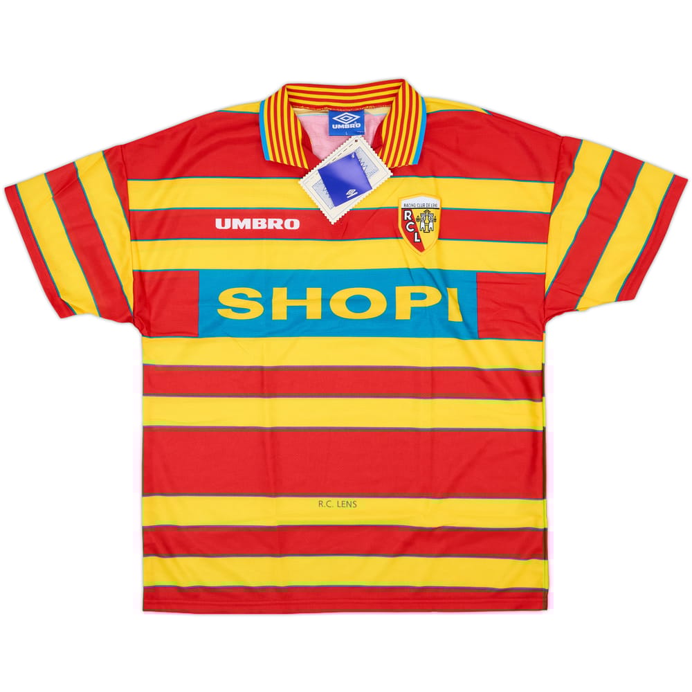 1996-97 Lens Home Shirt (L)