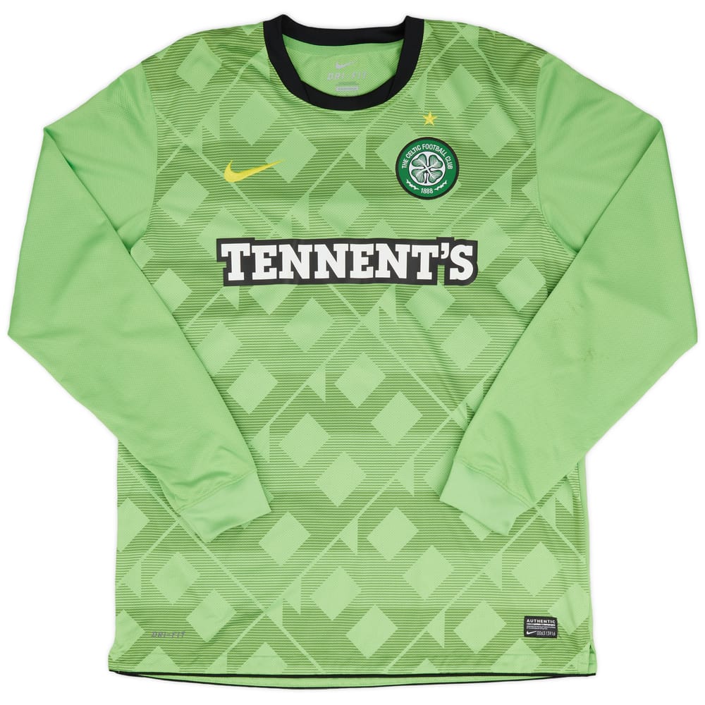 2010-11 Celtic L/S Away Shirt - 7/10 - (L)