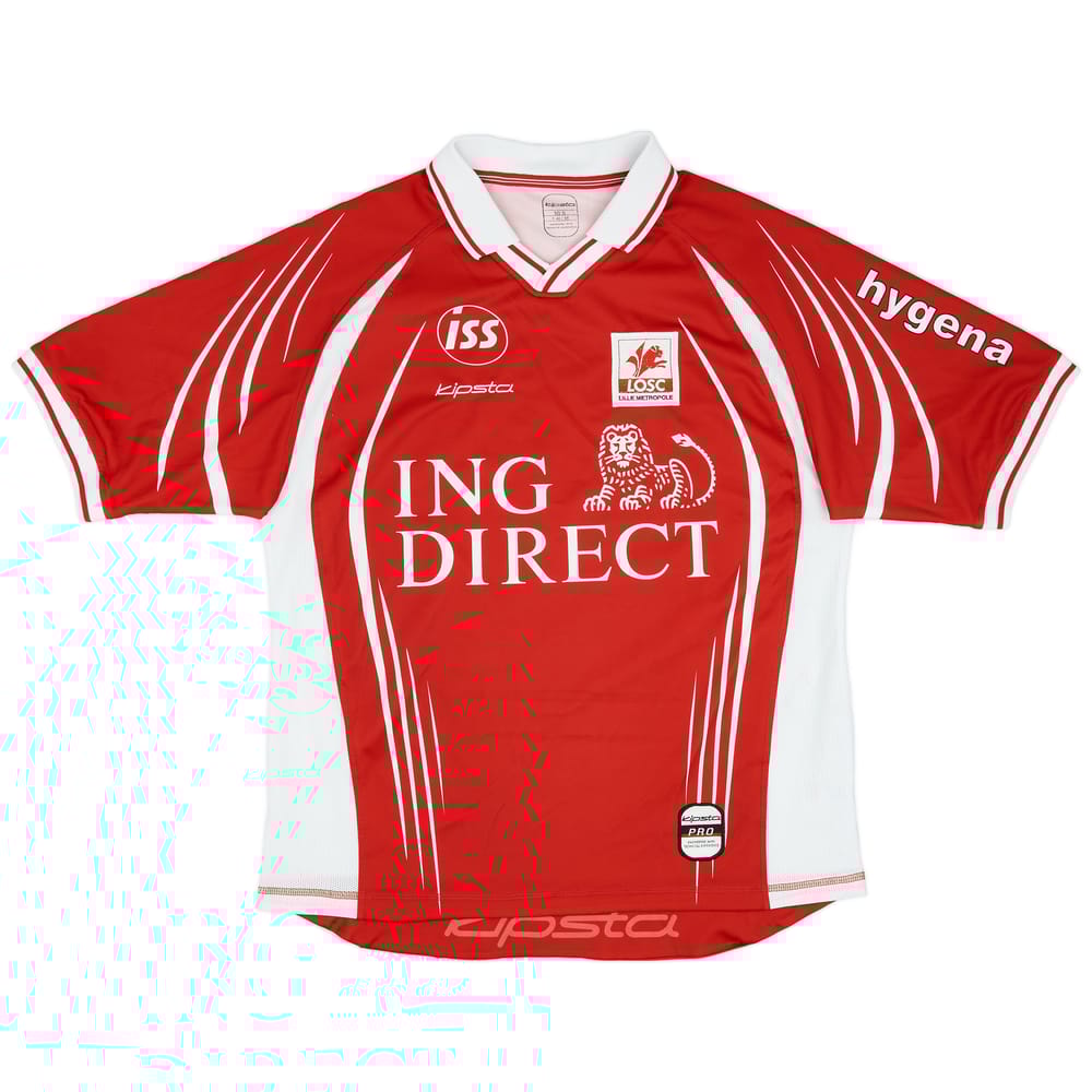 2001-02 Lille Home Shirt - 9/10 - (XL)