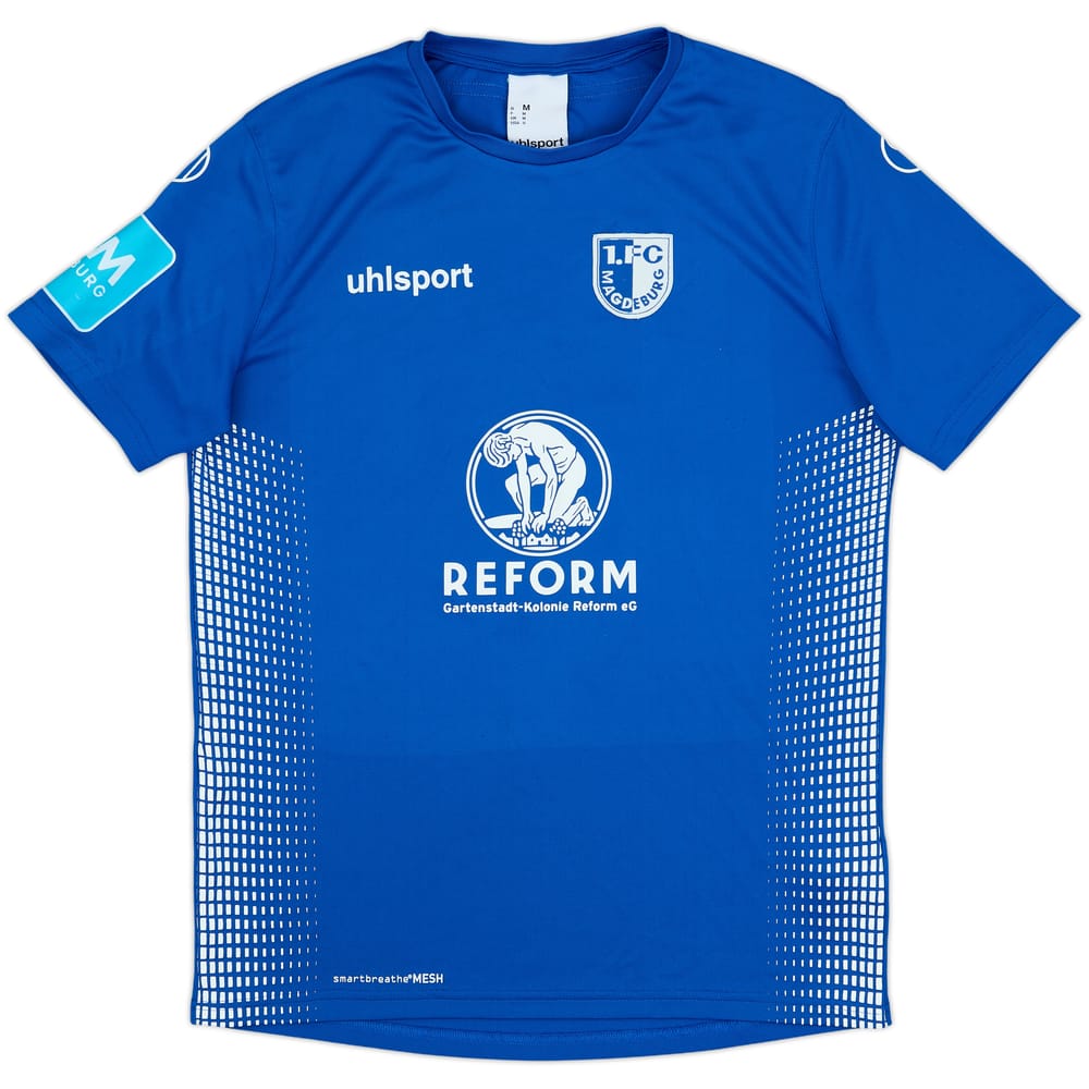 2019-20 FC Magdeburg Youth Match Issue Home Shirt #19