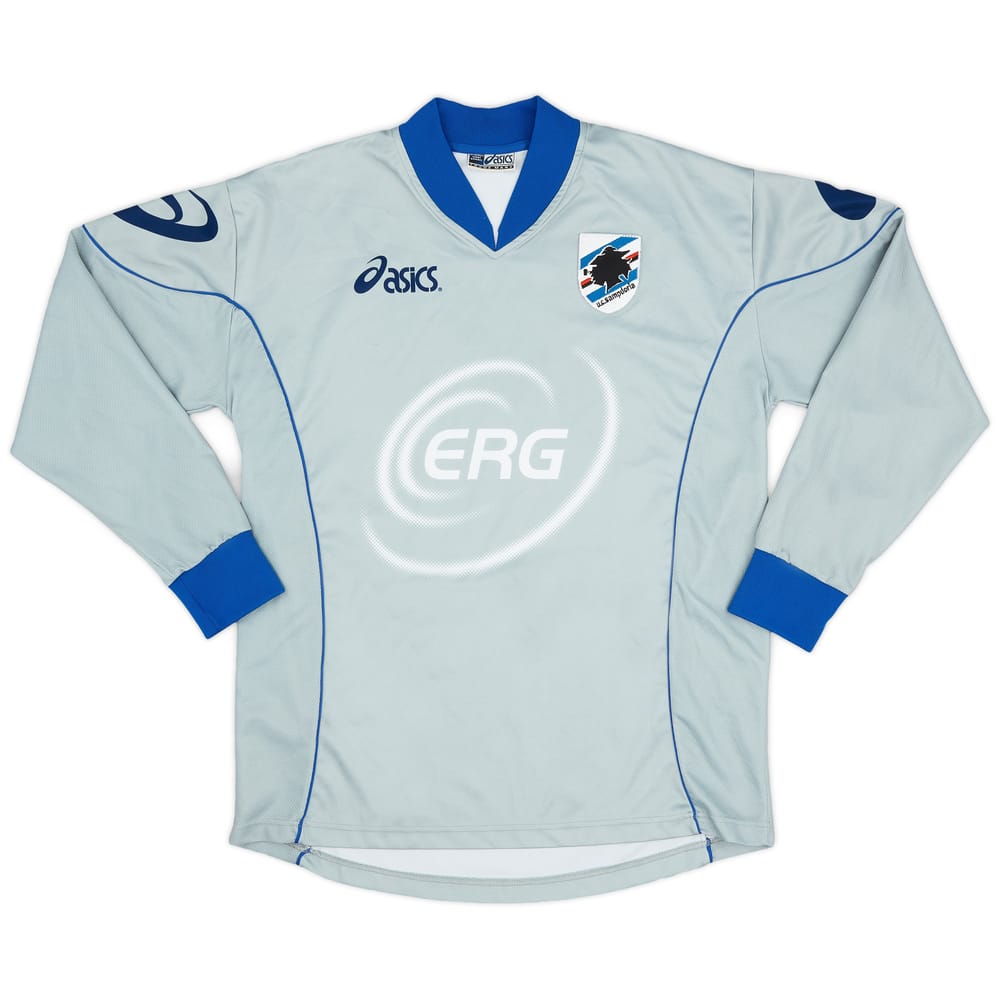 2003-04 Sampdoria Asics Training L/S Top - 9/10 - (M)