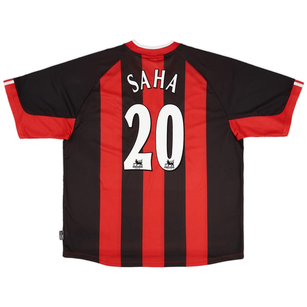 2001-02 Fulham Away Shirt Saha #20  - 7/10 - (XXL)
