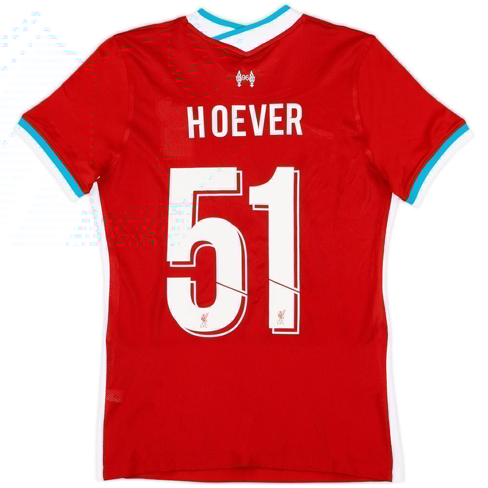 2020-21 Liverpool Player Issue Home Shirt Hoever #51 (M)