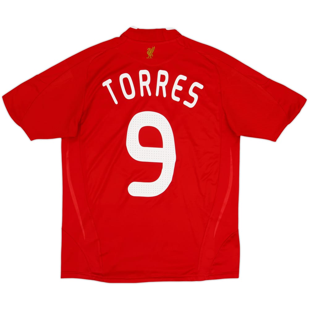 2008-10 Liverpool Camiseta de local Torres #9 - 6/10 - (M)