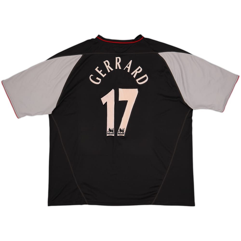 2002-04 Liverpool Camiseta De Visitante Gerrard #17 - 7/10 - (XXL)