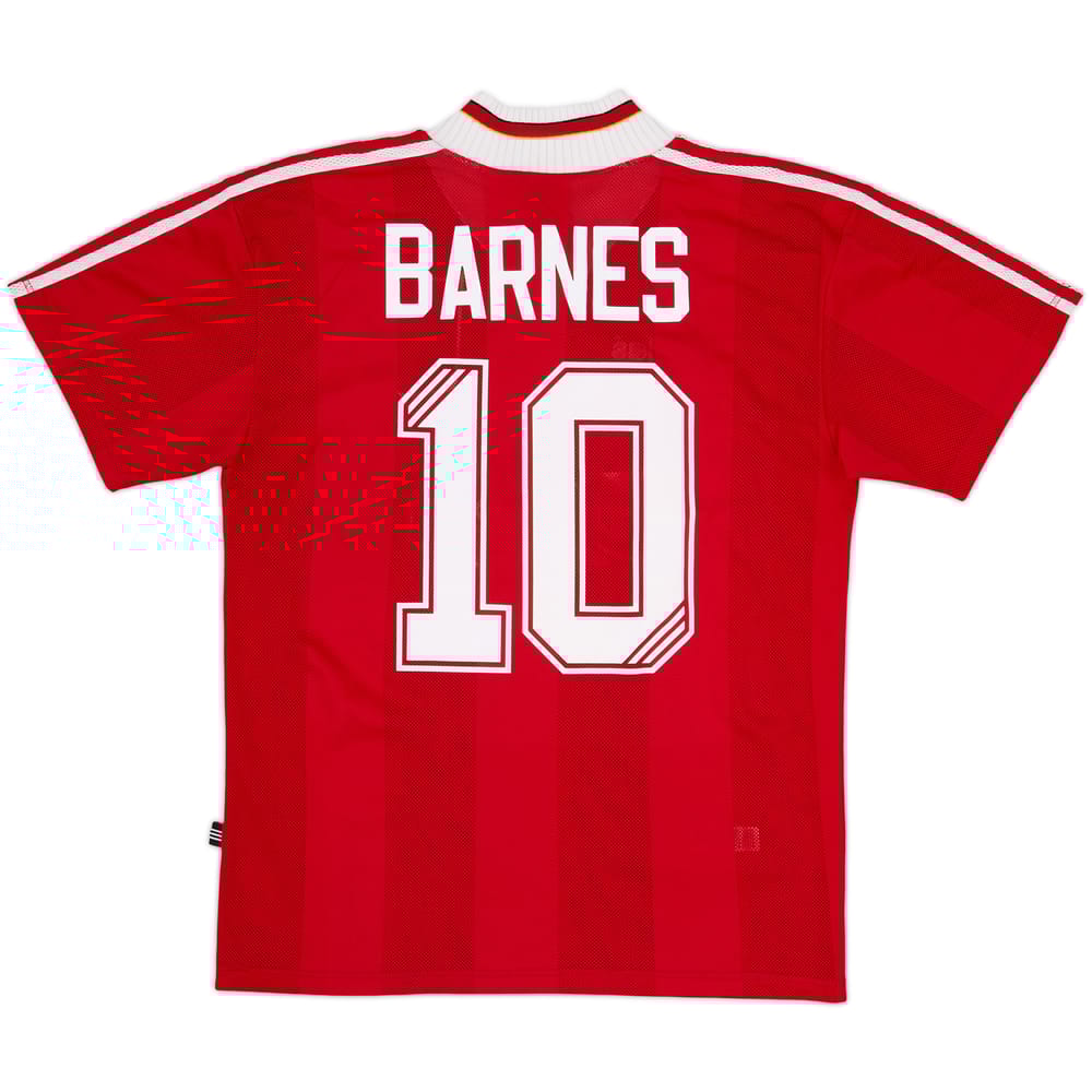 1995-96 Liverpool Home Shirt Barnes #10 - 9/10 - (M)